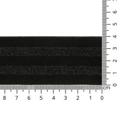 Striped elastic lurex 40mm - 10m