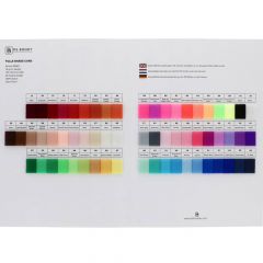 Colour sample card tulle - 1pc