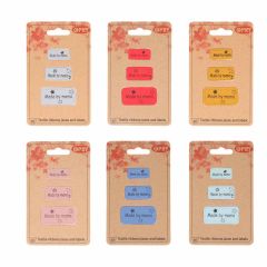 Opry leatherette label made by mama ast - 6x3x3pcs