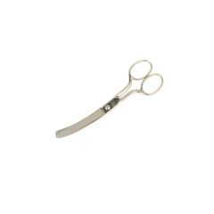 Fabric scissors curved 15,1cm metal - 1pc