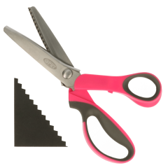 Opry Softgrip pinking shears 24cm pink - 1pc
