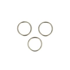 Opry Metal ring 6-20mm nickel - 100pcs