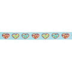 Woven ribbon hearts - 25m