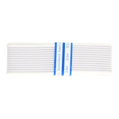 Woven elastic strong 40mm white - 20x2.5m