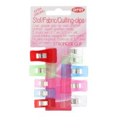 Opry Fabric quilting clips extra strong 27-33mm - 6x10pcs