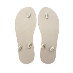 Flip-flop soles size 37-42 taupe - 1 pair