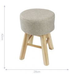 Wooden stool - 6pcs