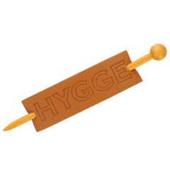 Hygge shawl pin leatherette 13.5cm - 10pcs