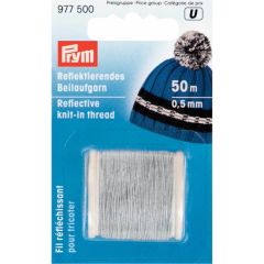 Prym Reflective knit-in thread 0.5mm - 5x50m