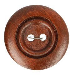 Button wood size 40 - 25mm - 40pcs