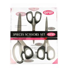 Opry Scissors set Titanium 14-17-21 cm - 1pc
