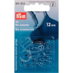Prym Bra accessories plastic 12mm transparent - 5x10pcs