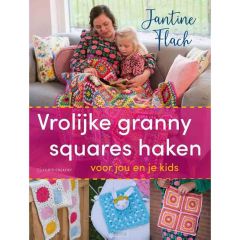 Vrolijke granny squares haken - Jantine Flach - 1pc