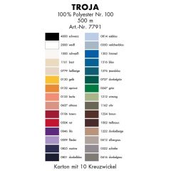 Amann Colour sample card Troja - 1pc