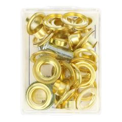 MMJZ Eyelet + tool 11-15  5.75  - 5 boxes - Gold