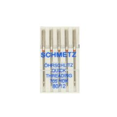 Schmetz Container box quick threading 5 needles 80-12 -30pcs