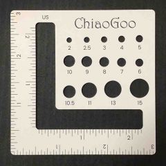 ChiaoGoo Needle gauge plastic 7.5x7.5cm - 3pcs