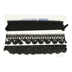 Lace trim with tassels 45mm - 13.8m