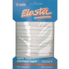 Elasta Super elastic 8mm-10m white - 10 pcs
