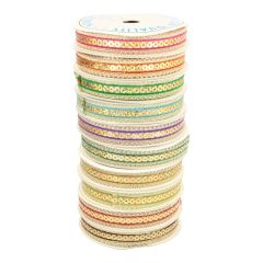 Ribbon with sequins 15 mm  -  10x9m