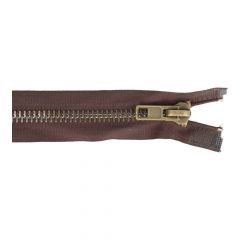 Separating zipper heavy 70cm bronze - 10pcs
