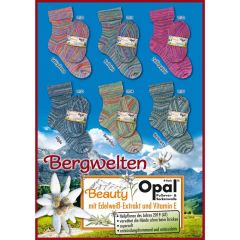 Opal Beauty 2 Bergwelten 4-ply 5x100g - 6 kleuren - 1pc