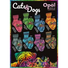 Opal Cats & Dogs 4-ply 5x100g - 8 colours - 1pc