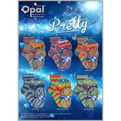 Opal Pretty 4-ply 5x100g - 6 colours - 1st