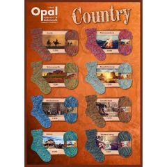 Opal Country 4-ply 5x100g - 8 colours - 1pc