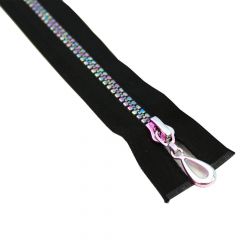 Separating zipper rainbow 35-80cm - 5pcs