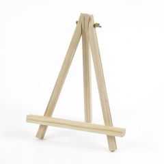 DMC Stand for decorative hoops easel shape wood - 1pc