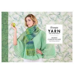 YARN The After Party no.12 Mossy Cabled Scarf - 20pcs