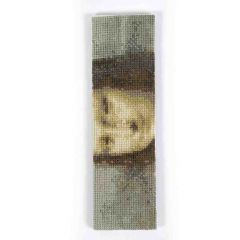 DMC Cross stitch kit bookmark Mona Lisa - Louvre col. -1pc