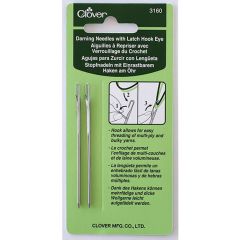 Clover Darning needles with latch hook eye - 3x2pcs
