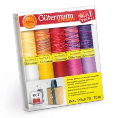 Gütermann Sewing thrd set deco stitch no.70 10x70m - 1pc