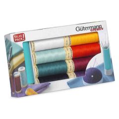 Gütermann Sew-all thread set with needle twister 8x100m -1pc