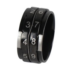 KnitPro Row counter ring 17.3-21.4mm black - 1pc