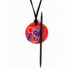 KnitPro Magnetic knitter's necklace kit cherry berry - 1pc