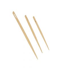 Seeknit Shirotake sewing needle set bamboo - 3x3pcs