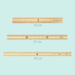 Seeknit Ruler bamboe 10-20cm - 1pc