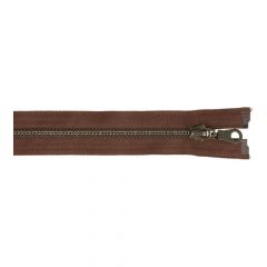 Separating zipper 55cm antique - 5pcs