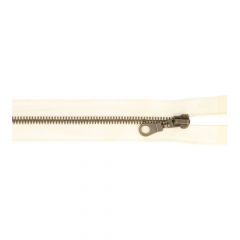 Separating zipper 75cm antique - 5pcs