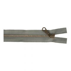 Separating zipper 80cm antique - 5pcs
