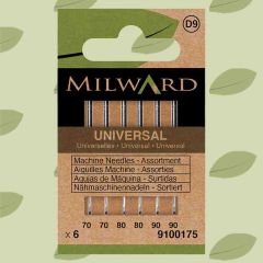 Milward Sewing machine needles universal ast - 5x6pcs