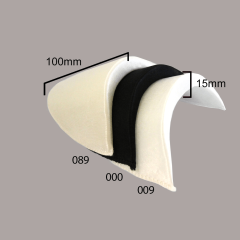 Shoulder pads satin 15mm - 12 pairs