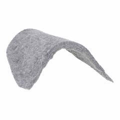 Shoulder pads for coats felt grey - 10 pairs