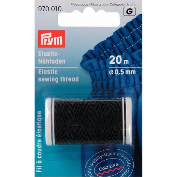 Prym Elastic sewing thread 0.5mm - 5x20m