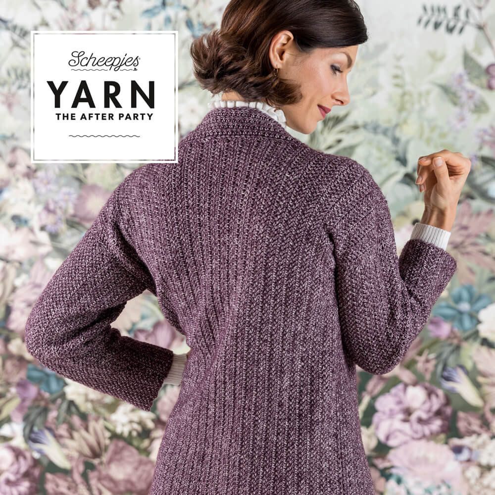 YARN The After Party no.29 Herringbone Cardigan 20pcs De Bondt